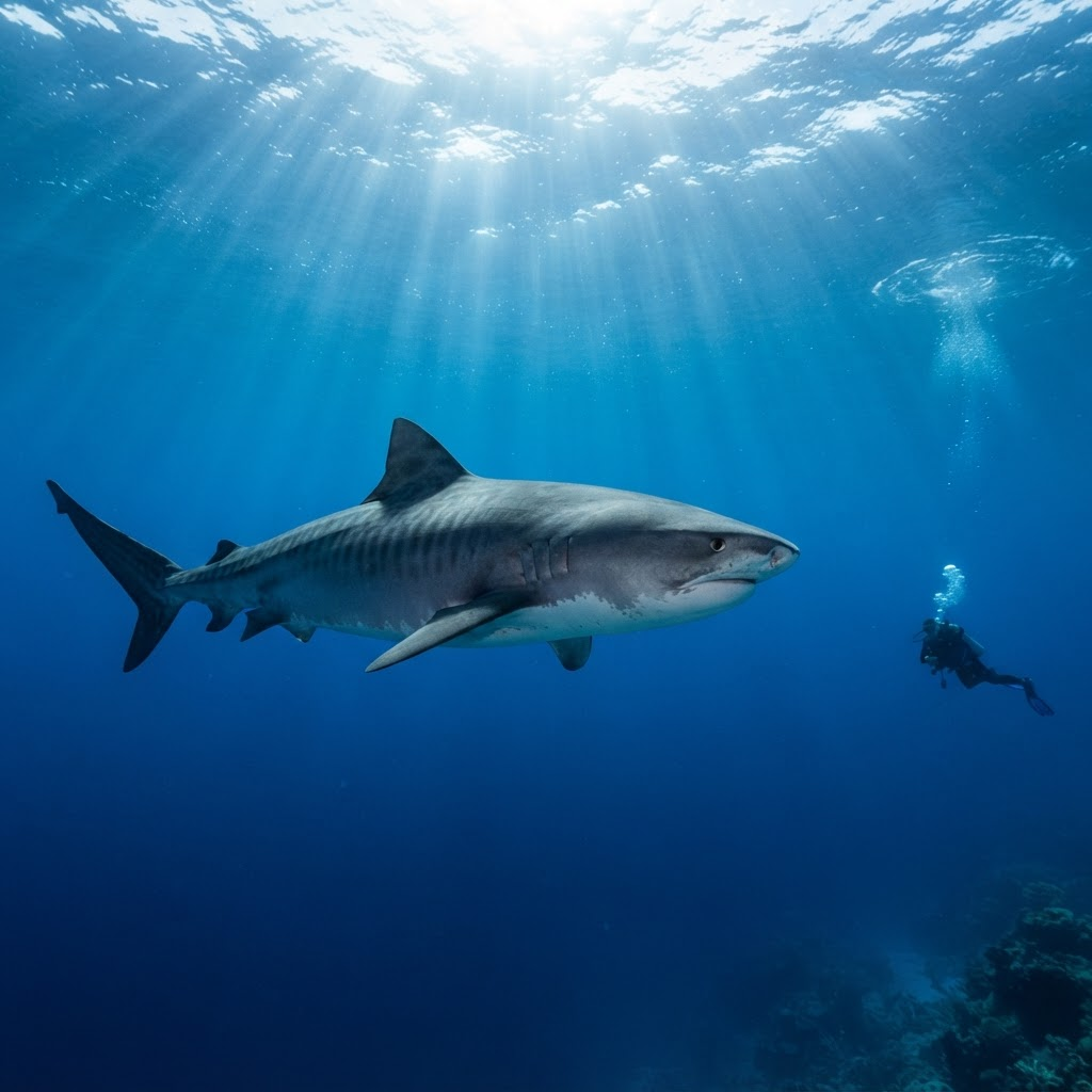 Tiger Shark Diving